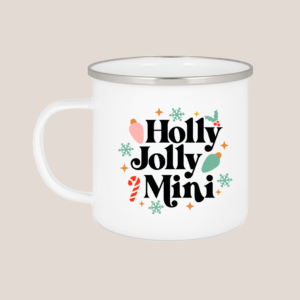 Julekop med teksten Holly Jolly mini
